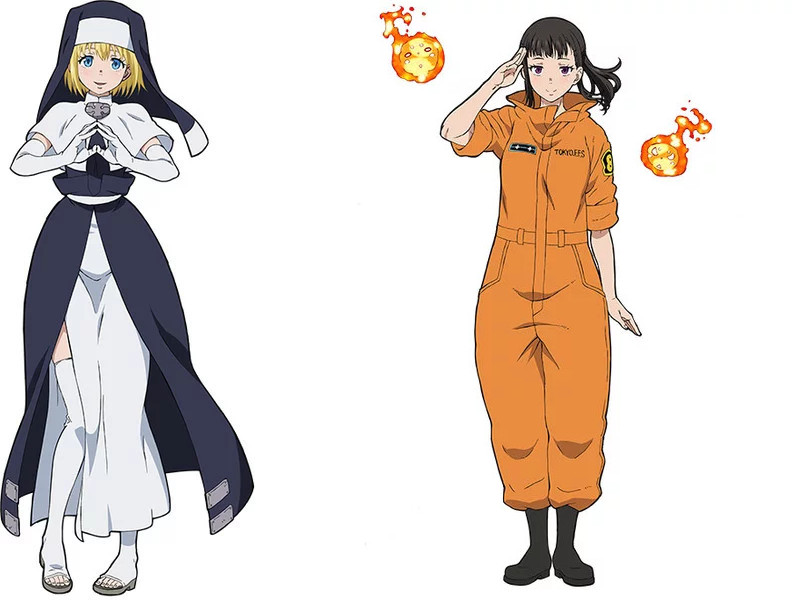 Fire Force personaggi 02 Fire Force personaggi 02